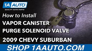 How to Replace Vapor Canister Purge Solenoid Valve 2007-14 Chevy Suburban 1500