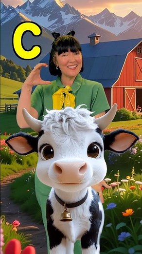 C for COW! 🐄 | First Words for Toddlers | Baby Sign