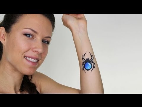 Easy Spider Face Painting | Ashlea Henson