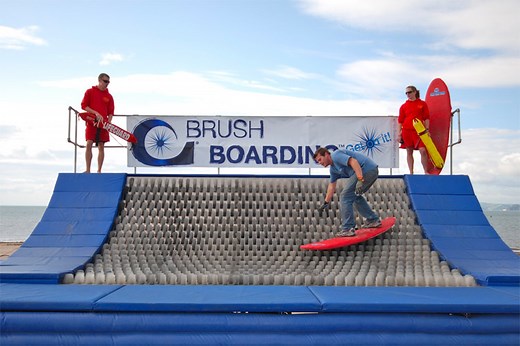 Brushboarding: the dry surfing simulator