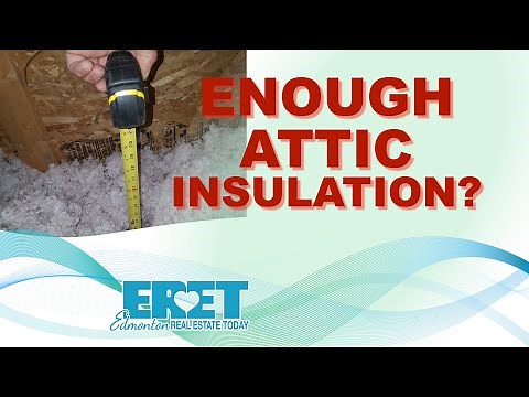 Attic insulation - How much do you need