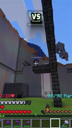 Java Players vs PE Players Bridging 💀 #minecraft #pvp #shorts