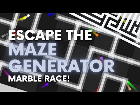 Escape the Maze Generator - Elimination Algodoo Marble Race