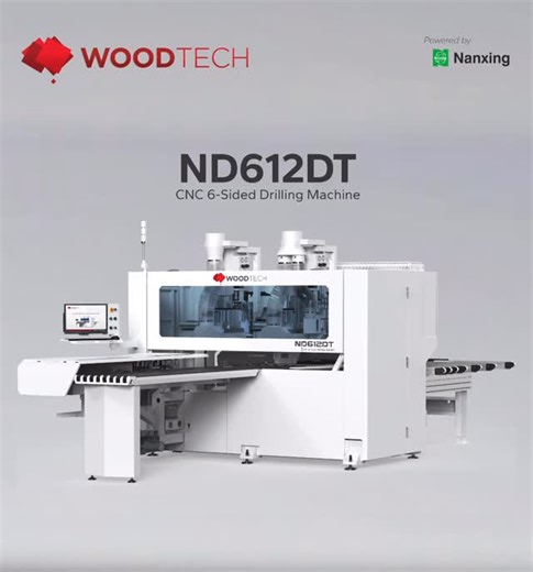 The Wood Tech ND612DT Drilling Machine - where high speed meets...