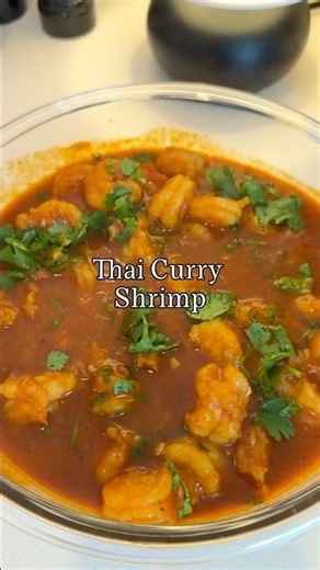 Thai Curry Shrimp 🍤🌶️