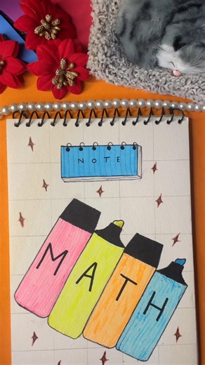 Creative Front Page Idea For Notebook #fypシ゚viral #art #shortvideos