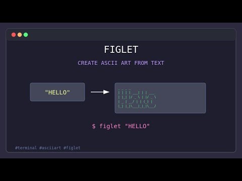 Master the 'figlet' Command