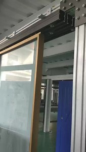 Heavy Duty Sliding Door Tracks and Rollers System 1500kg Aluminum Alloy Sliding Barn Door Three Track Hanging Top Wheel Rail