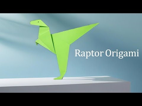 How To Make Raptor Origami