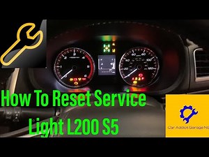 How To Reset Service Light Mitsubishi L200 Series 5 | Mitsubishi Triton |Fiat Fullback #l200 #shorts