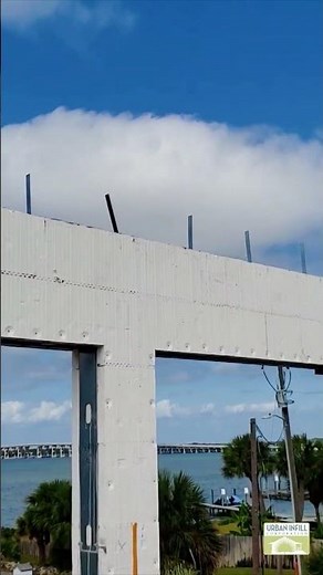 Hurricane straps installed on an #ICF wall. #construction #floridahomes #concrete #framing