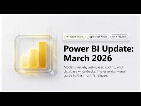 Power BI Update - March 2026 Recap | Power BI Features Summary - March 2026 |