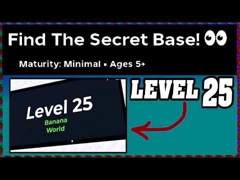 LEVEL 25 FIND THE SECRET BASE Walkthrough 👀 [Roblox] [Full Guide English]