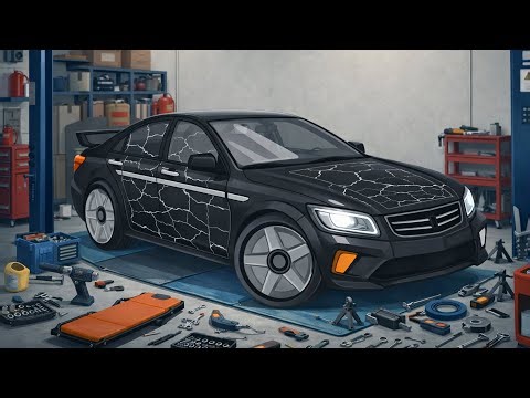 Complete Auto Repair Process 🔧🚘 | Body Fix, Wheels & Garage Overhaul | Vehicles Animation