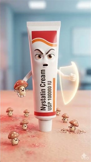 Use of Nystatin Cream: #shortvideo #pharmacy #medicine