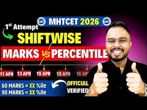 MHT CET 2026 Update🚨Marks vs Percentile= Attempt 01 Out🔥😱| 11 Apr to 20 Apr Shift #mhtcet2026 Imp😱🚨
