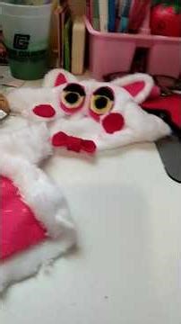 CUSTOM TOY FOXY HAND PUPPET! #mangle #fnaf #puppet #funkofnaf #sewing #fnaf2 #customtoys #art #fun