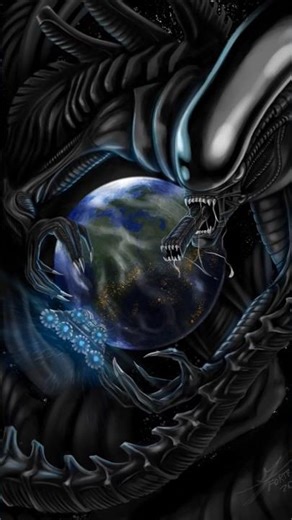 Alien SpeedPainting #alien #speedpainting #xenomorph #alienearth #alienromulus #art #drawing #art