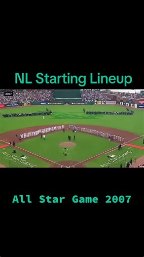 MLB All Star Game 2007: National League Starting Lineup
