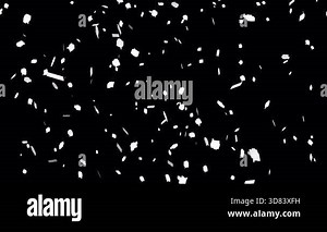 snow effect on transparent background