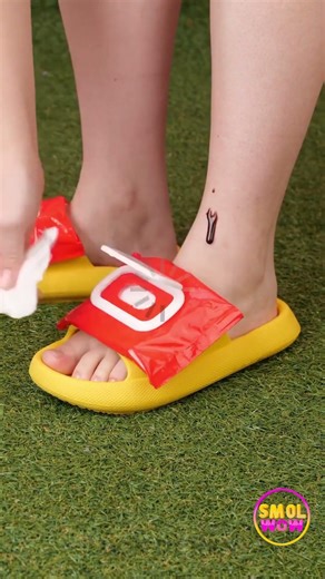 WAIT... did I just spend my entire life walking on boring foam? 🥿🤔