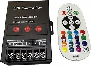 GLC 540W 3CHx15A 3-Key Colorful RGB dimming 3-Channel 45A high-Power RF Wireless LED Controller 5-24V (RF Wireless)