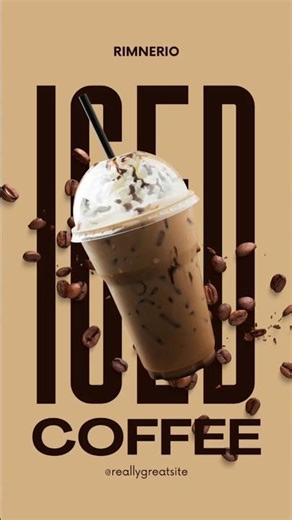 Canva designing tutorial #designprocess #coffee #howtodesignattractivepostincanva #canvadesign