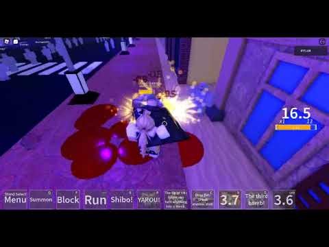 Roblox: N the jojo game Killer Queen combo