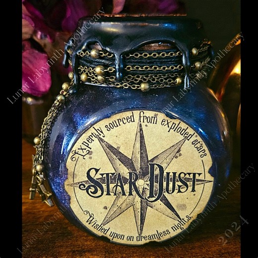Color Changing Potion Bottle - Star Dust Dark - Etsy