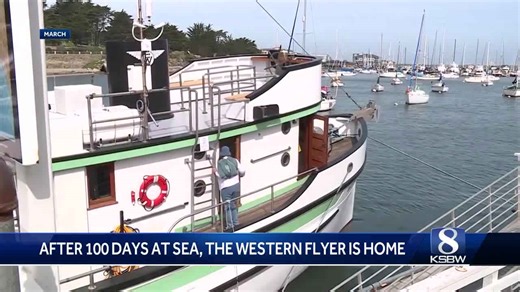 Historic Western Flyer returns to Monterey Bay after educational voyage
