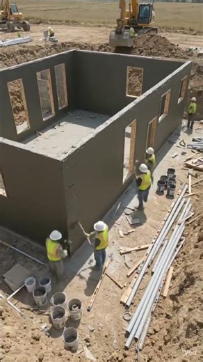 Underground House Build From Scratch 😳 | Full Construction Timelapse (Realistic) #trending