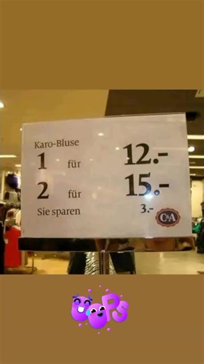 Understanding Item Pricing: A Store Sign Explained