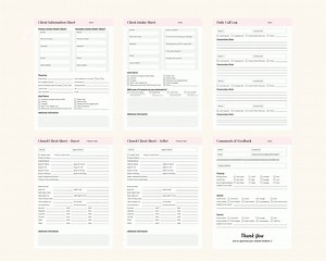 Realtor Client Intake Sheet: Real Estate Client Form (digital Download) - Etsy