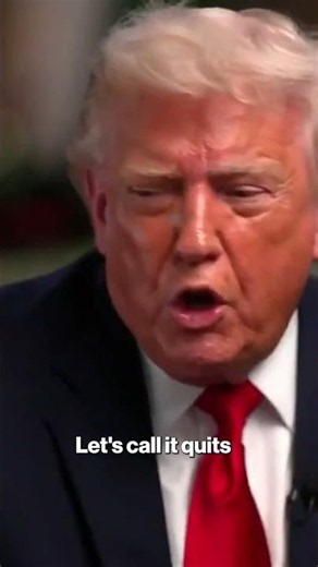 Trump cuts interview after testy exchange with reporter #shorts