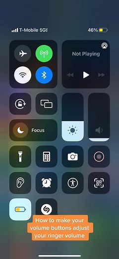 How make your volume buttons adjust your ringer volume on iphone #iphone #iphonetips #iphonesettings