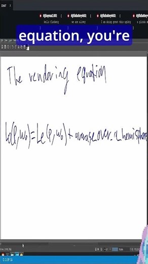 The Rendering Equation #raytracing #cpp #gamedev #vtuber