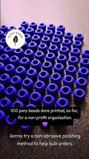 3D printing Pony Beads #3dprinting #crafts #ponybeads #homemade