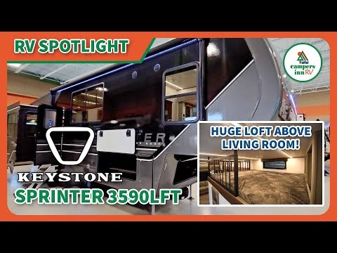 Discover the Best Deal on Keystone Sprinter 3590LFT: Mid-Bunk Fifth Wheel with Loft