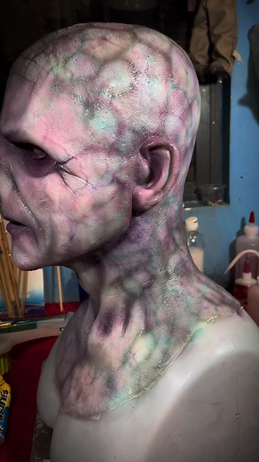 13K views · 434 reactions | Máscara en silicón de #voldemort #gofxstudio #sfxmakeup #fx #sfx #artis #mask #airbrush #masking #harrypotter #fxmakeup #facemask #creaturedesign #monstermaker #makeupeffects | Go fx Studio | Facebook