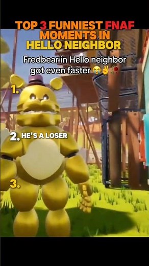 FNAF in Hello Neighbor!? 😂 Top 3 Funniest Moments! 🤣