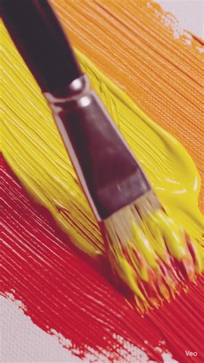 Perfect Red-Orange-Yellow Gradient 🎨 #asmr #relaxing #satisfying #colors