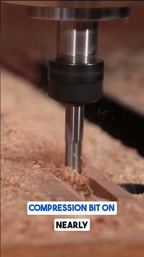 Cleanest CNC Edges: Compression Bit