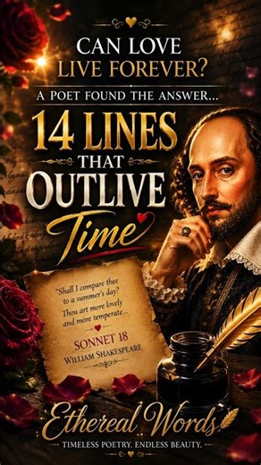 How Shakespeare Made Love Immortal | Sonnet 18 Explained