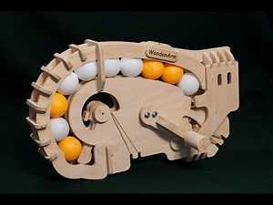 Machine ping pong gun