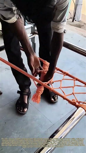 Weaving a Rope Bed: How a Craftsman Builds a Sturdy Net from Braided Cord