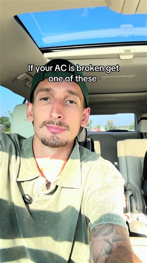 Portable car AC fan for broken car AC — best summer hack