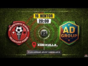 F.U.N LEAGUE ALBANIA IMPLANT SWISS 🔵 VS AD GROUP ⚫ JAVA 7 NDESHJA 5 ,15 NENTOR 8PM @XON KULLA