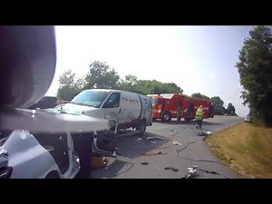 2 Calls - Pin Job and Attic Fire *Helmet Cam*