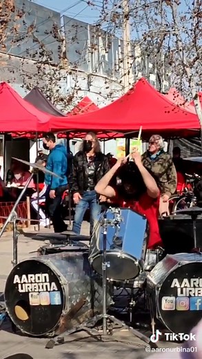 AC/DC Shoot to Thrill Street Drummer Performance in Chile 2021