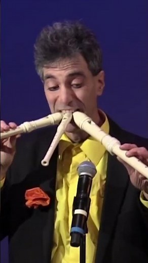 Recorder flute Challenge - play 3 different recorders, all at the same time.